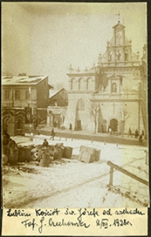 Lublin, kościół św. Józefa, widok od wschodu