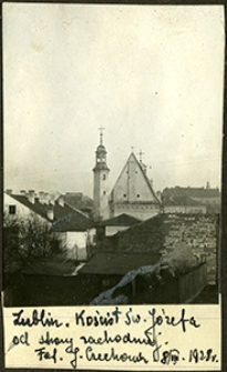 Lublin, kościół św. Józefa, widok od zachodu