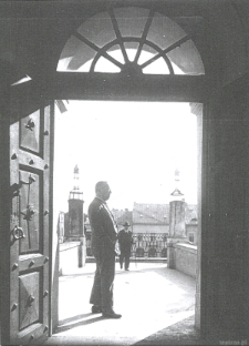 Wejście do Ratusza w Zamościu