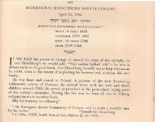 Mordko Hirschberg, obituary