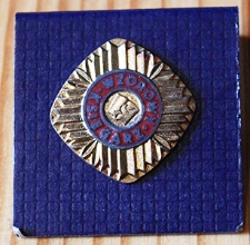 Złote odznaczenie "Wzorowy księgarz"