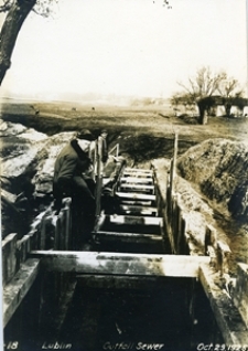 Budowa kanalizacji miejskiej - 29 października 1925 roku