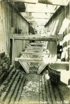 Budowa kanalizacji miejskiej - 3 października 1925 roku