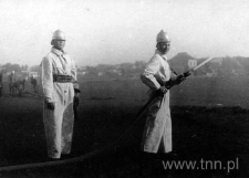 Ćwiczenia strażackie w Kurowie