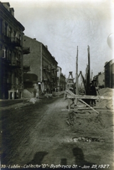 Budowa kolektora D przy ulicy Bystrzyca