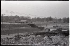 Zalew Zemborzycki. Widok na jaz