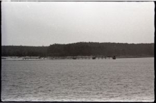 Widok na Zalew Zemborzycki i fragment lasu