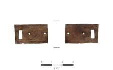 Klamra spinająca obwolutę książki