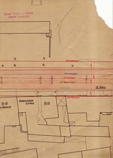 Plan sieci wodociągowej i kanalizacyjnej na ulicy Nowej