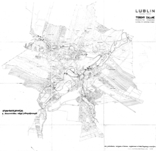 Tereny zalane podczas powodzi w 1940 roku
