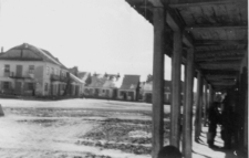 Panorama Rynku Wojsławicach z zabudową podcieniową