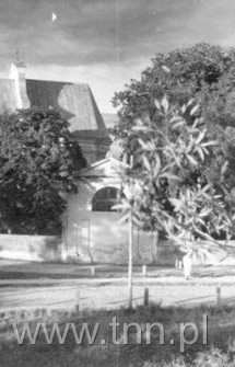 Widok z mieszkania pp. Joszt na dzwonnicę kościoła św. Michała Archanioła