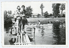 Kładka na rzece Bystrzycy