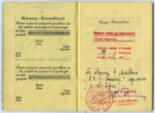 Waks Abram Mojżesz - paszport, 1938