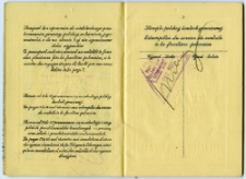 Waks Abram Mojżesz - passport, 1938