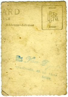 Ruchla Feiga Horowicz - rewers zdjęcia