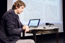 Wystąpienie Pawła Drabarczyka podczas seminarium "Opowiedzieć / ślady"