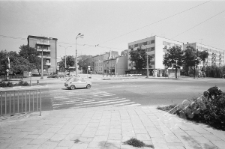 Skrzyżowanie ulic Narutowicza, Głębokiej, Nadbystrzyckiej i Muzycznej w Lublinie