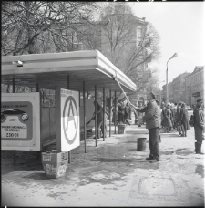 Przystanek autobusowy przy Ogrodzie Saskim w Lublinie