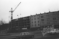 Budowa bloku mieszkalnego przy ulicy Podzamcze w Lublinie