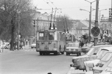 Ruch uliczny na Krakowskim Przedmieściu w Lublinie