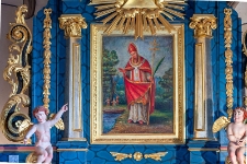 Obraz św. Wojciecha - Kościół rzymskokatolicki pw. św. Wojciecha w Wąwolnicy