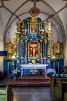 Ołtarz główny - Kaplica Matki Bożej Kębelskiej w Wąwolnicy
