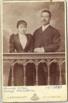 Laja Obersztern z domu Flam-Grad i Dawid Obersztern