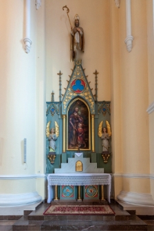 Ołtarz św. Wojciecha - Kościół rzymskokatolicki pw. św. Wojciecha w Wąwolnicy