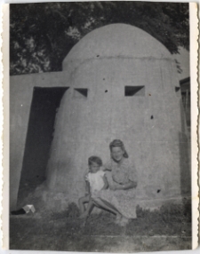 Jan Zuch z matką chrzestną