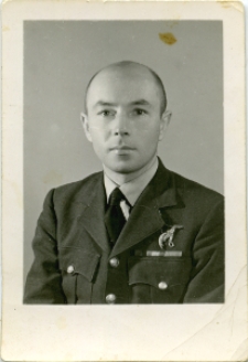 Portret sierżanta pilota Kazimierza Sobczaka