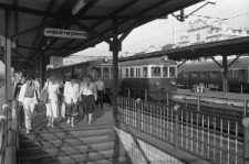 Dworzec Kolejowy PKP. Wyjście na peron 3