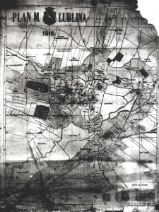Plan miasta Lublina (1916 r.)