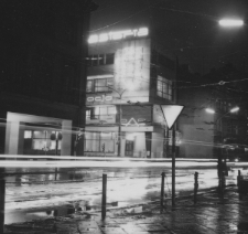 Nocny Lublin - Krakowskie Przedmieście, widok na skrzyżowanie z ulicą Lipową