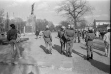 Oddział ZOMO na Placu Litewskim w Lublinie