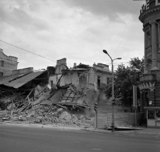 Krakowskie Przedmieście w Lublinie, wyburzanie budynków między Pocztą Główną i ulicą Kołłątaja