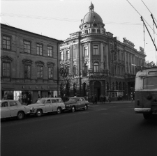 Krakowskie Przedmieście w Lublinie, widok od strony Placu Litewskiego na skrzyżowanie z ulicą Kołłątaja
