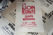 Afisze do wystawy Don Kichote według Józefa Wilkonia
