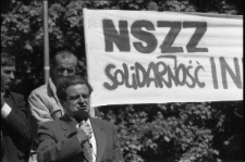 Manifestacja na Placu Litewskim w Lublinie