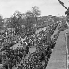 Poch&oacute;d pierwszomajowy na Krakowskim Przedmieściu w Lublinie