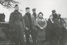 Grupa żołnierzy oddziału Władysława Czermińskiego "Jastrzębia"