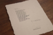 Pamiątkowy akcydens ze spotkania autorskiego z Ewą Frączek