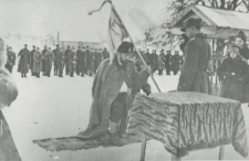 Uroczystość wręczenia proporca wojskowego