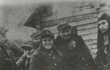 Grupa żołnierzy z batalionu Walerego Krokay "Siwego"