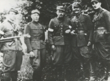 Żołnierze z batalionu Franciszka Pukackiego "Gzymsa"