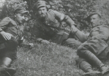 Żołnierze 27 Wołyńskiej Dywizji Piechoty AK z batalionu Franciszka Pukackiego "Gzymsa"