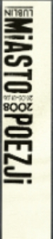 Zakładka: Miasto Poezji 2008