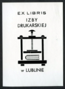 Ex Libris Izby Drukarstwa, II