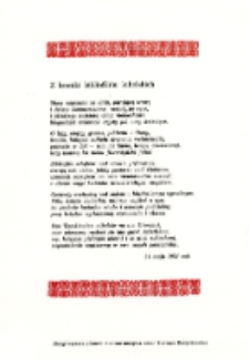 Wiersz "Z kroniki bibliofilów Lubelskich"