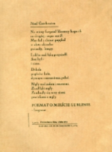 Druk okolicznościowy stworzony podczas Ferii w Domu Sł&oacute;w, 2014 rok